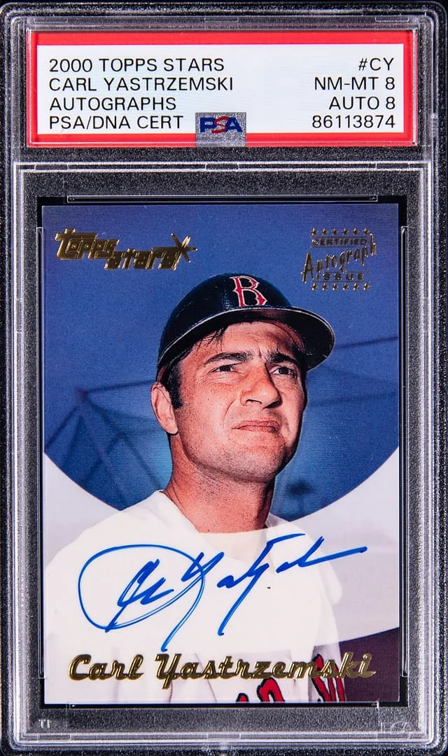 2000 Topps Carl Yastrzemski Stars Autograph #CY card image