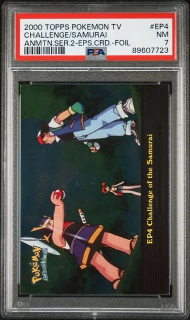 2000 Topps Challenge Of The Samurai Pokemon Tv Animation Series 2 Episode Cards Foil #EP4 card image