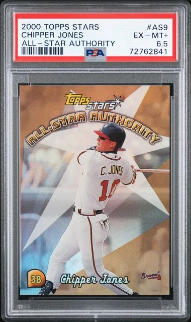 2000 Topps Chipper Jones Stars All-Star Authority #AS9 card image