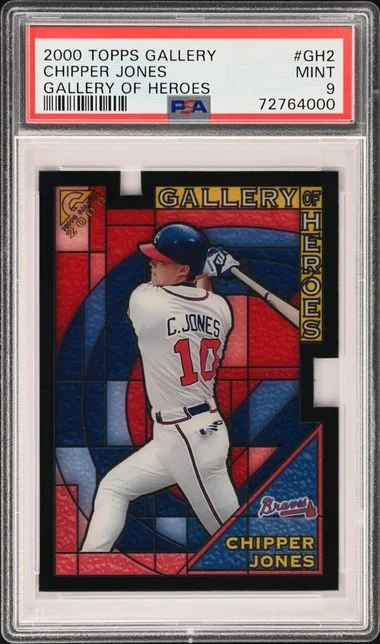 2000 Topps Chipper Jones Gallery Of Heroes #GH2 card image