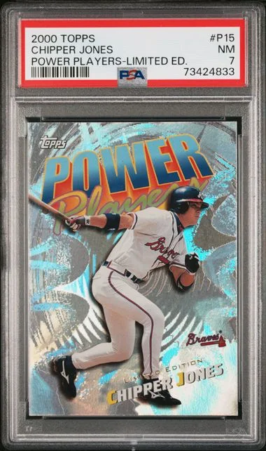 2000 Topps Chipper Jones Power Players Limited Edition #P15 card image