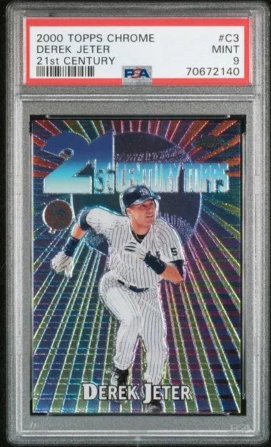 2000 Topps Chrome Derek Jeter 21st Century #C3 card image