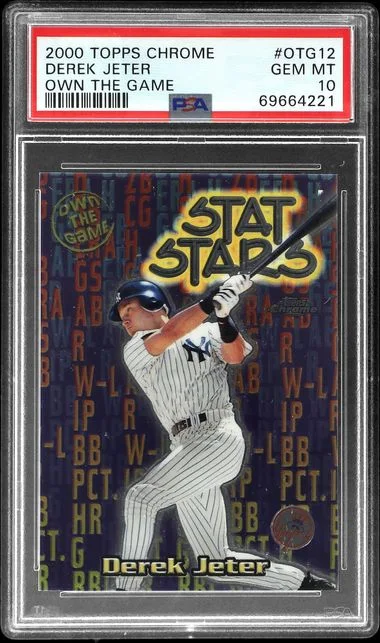 2000 Topps Chrome Derek Jeter Own The Game #OTG12 card image