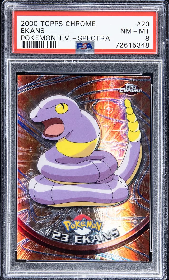 2000 Topps Chrome Ekans Pokemon T.V. #23 card image