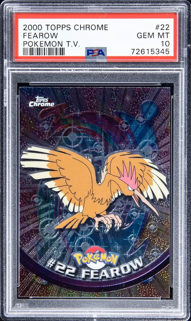 2000 Topps Chrome Fearow Pokemon T.V. #22 card image