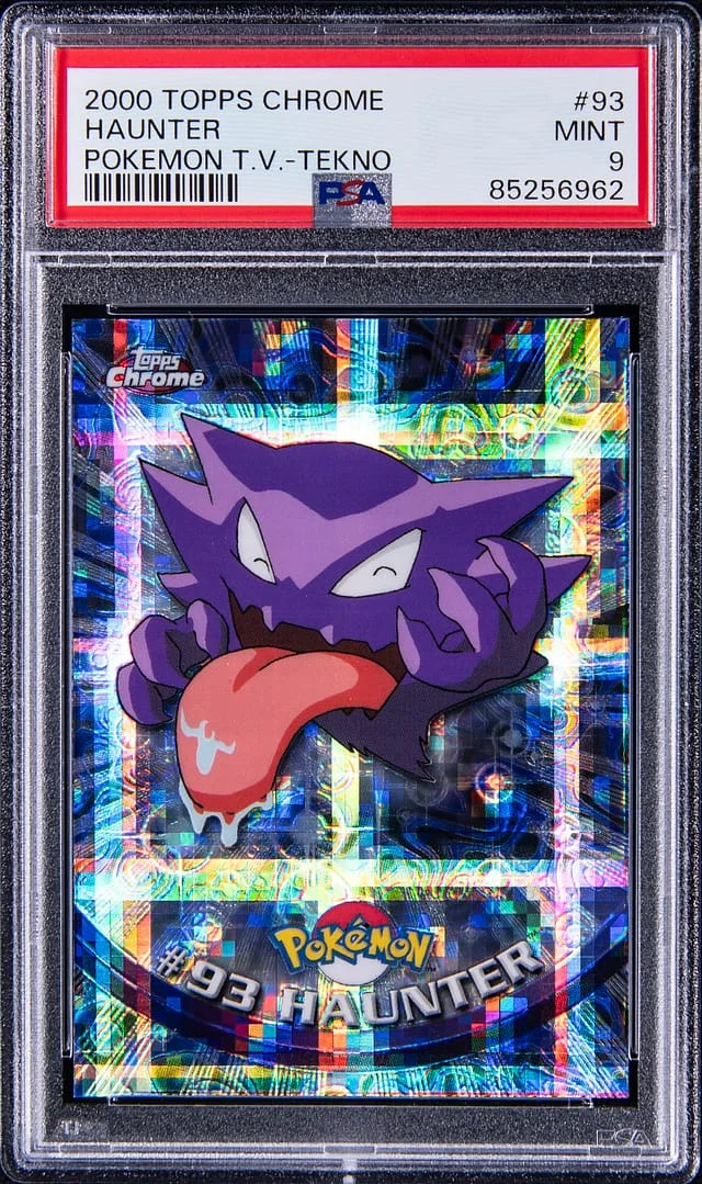 2000 Topps Chrome Haunter Pokemon Series 2 Tekno #93 card image