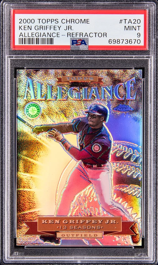 2000 Topps Chrome Ken Griffey Jr. Allegiance Refractor #TA20 card image