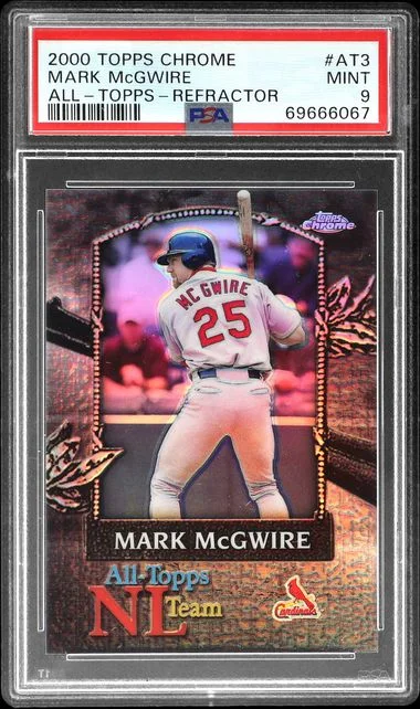 2000 Topps Chrome Mark McGwire All-Topps Refractor #AT3 card image