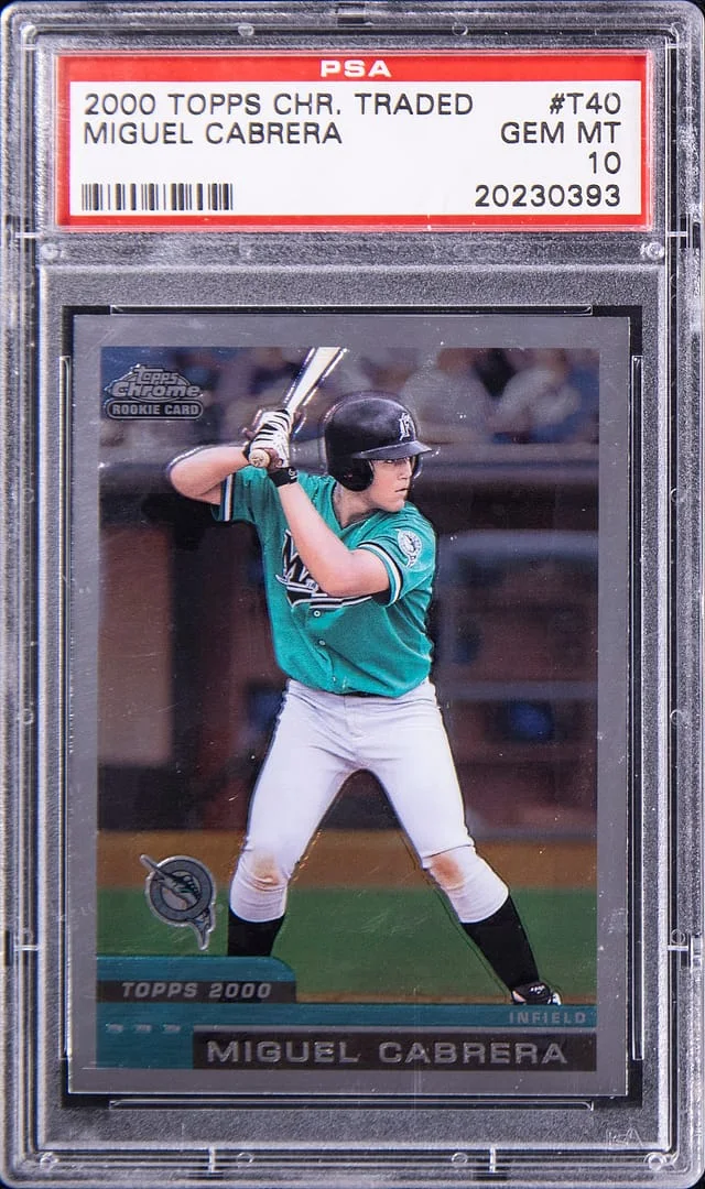 2000 Topps Chrome Miguel Cabrera Traded #T40 card image