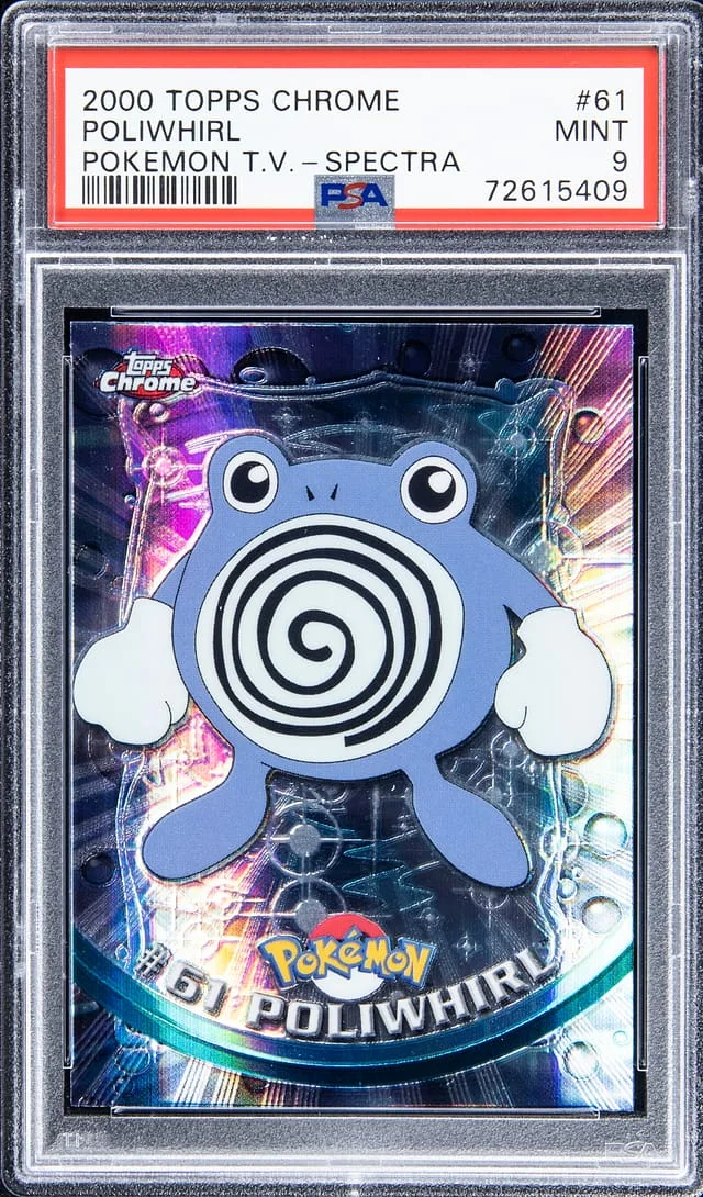 2000 Topps Chrome Poliwhirl Pokemon T.V. #61 card image