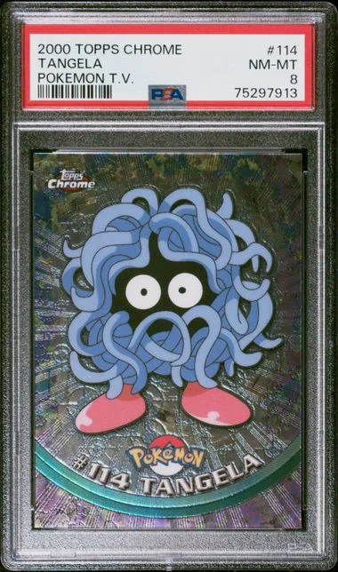2000 Topps Chrome Tangela Pokemon T.V. #114 card image