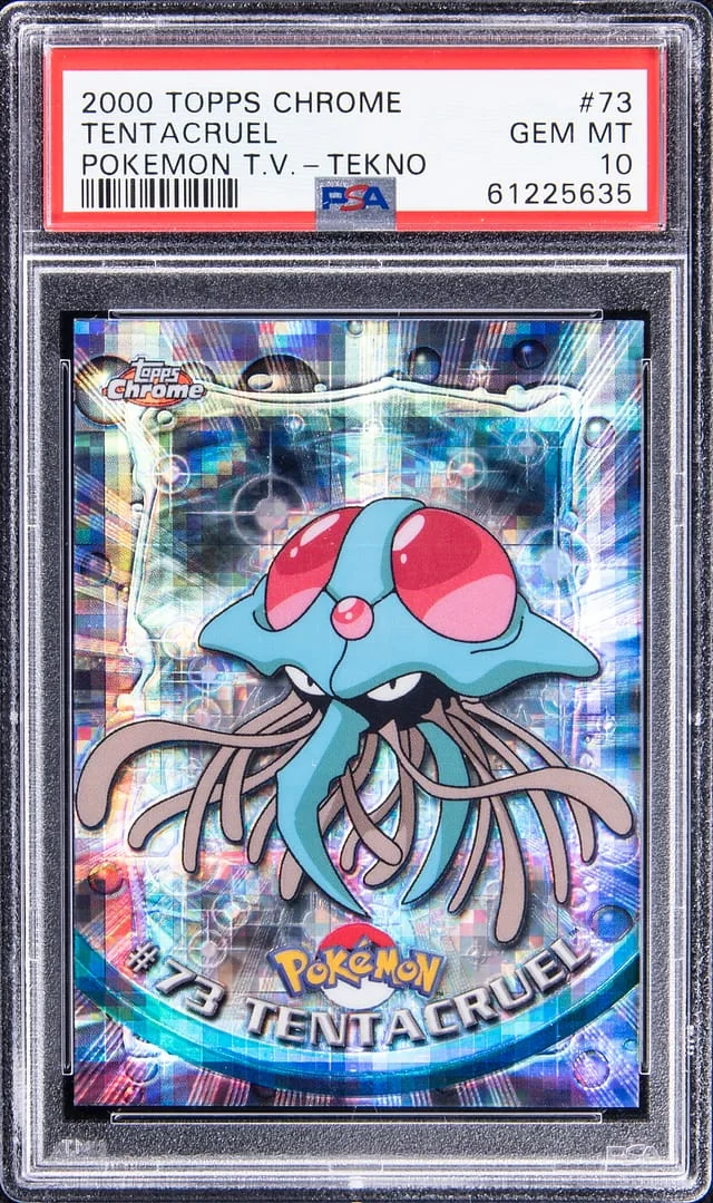 2000 Topps Chrome Tentacruel Pokemon T.V. #73 card image