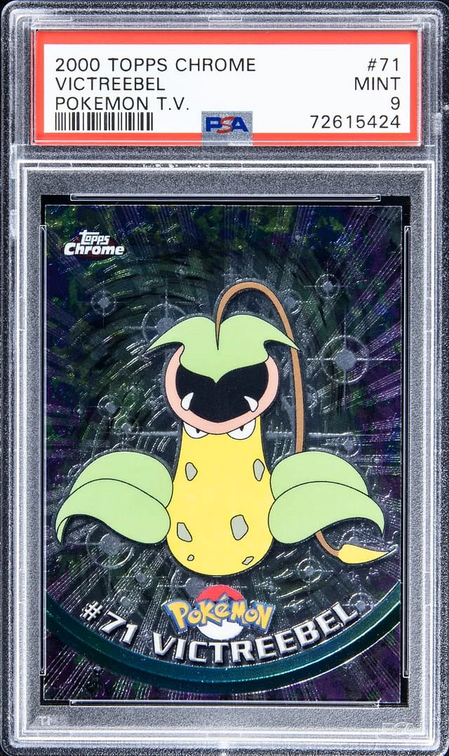 2000 Topps Chrome Victreebel Pokemon T.V. #71 card image