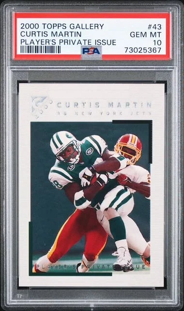 2000 Topps Curtis Martin Gallery Player's Private Issue #43 card image