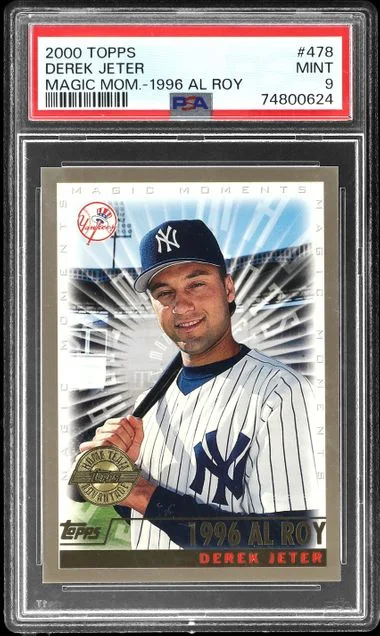 2000 Topps Derek Jeter Magic Moments-1996 AL ROY #478 card image