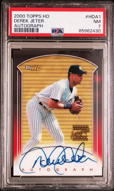 2000 Topps Derek Jeter H.D. Autograph #HDA1 card image