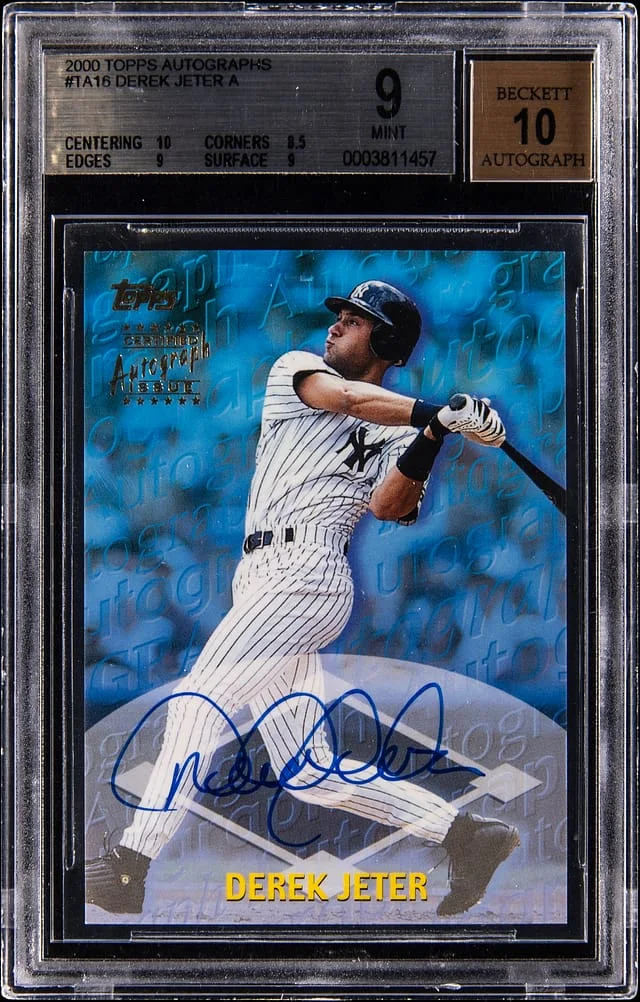2000 Topps Derek Jeter Autograph #TA16 card image