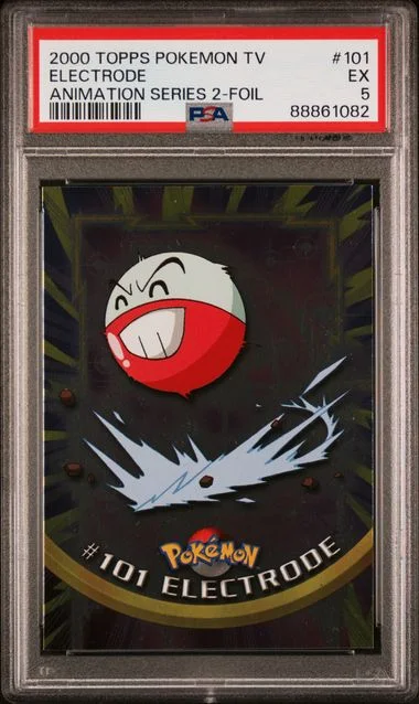 2000 Topps Electrode Pokemon Tv Animation Series 2 Foil #101 card image