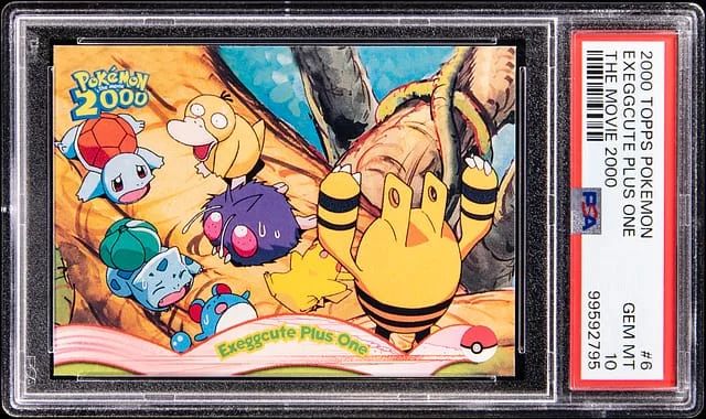 2000 Topps Exeggcute Plus One Pokemon The Movie 2000 #6 card image