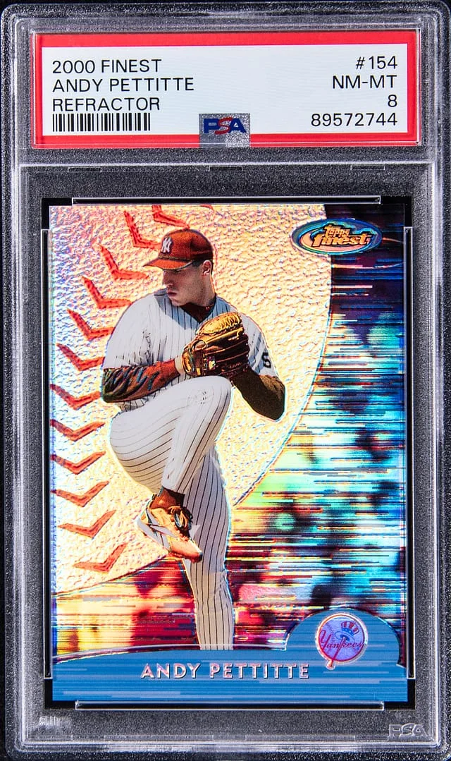 2000 Topps Finest Andy Pettite Refractor #154 card image
