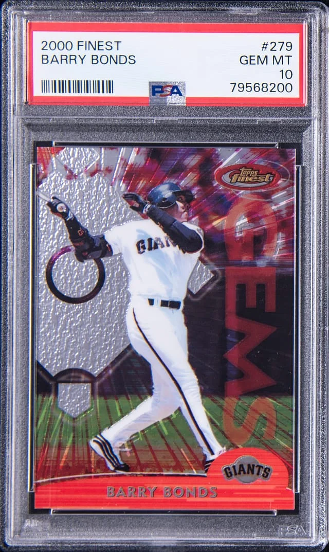 2000 Topps Finest Barry Bonds #279 card image