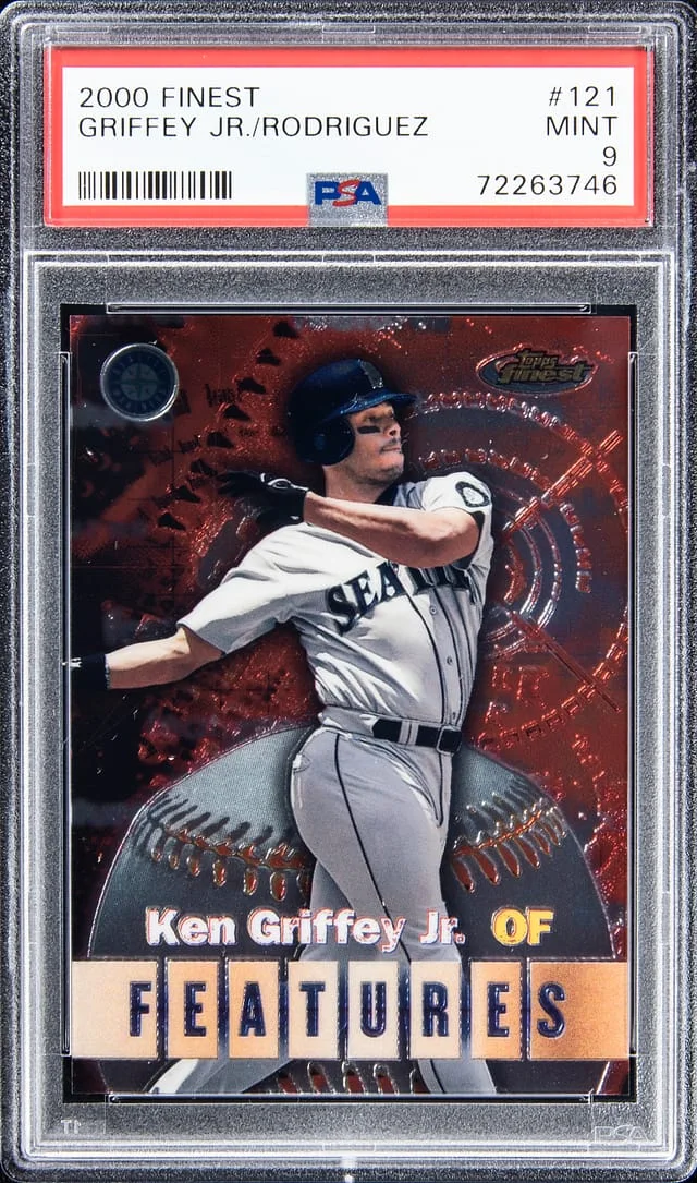 2000 Topps Finest Ken Griffey Jr. #121 card image