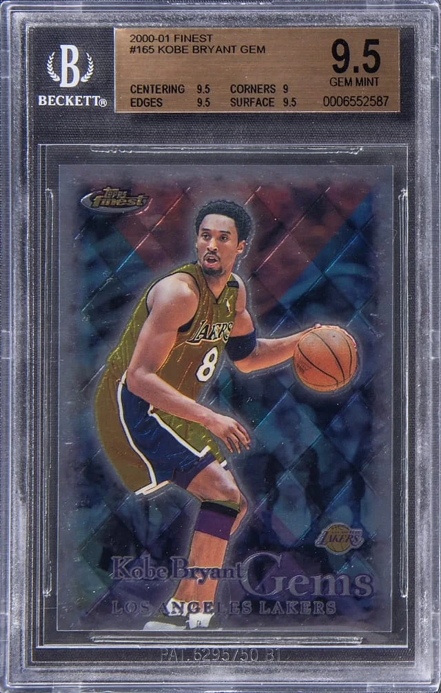 2000 Topps Finest Kobe Bryant #165 card image