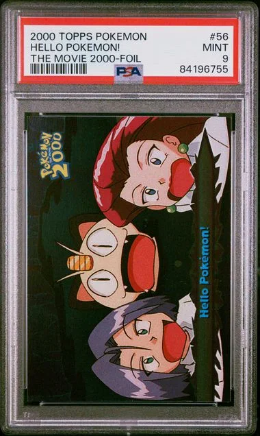 2000 Topps Foil 56 Hello Pokemon! Pokemon The Movie #2000 card image