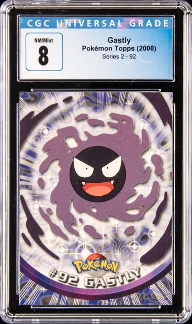 2000 Topps Gastly Pokemon TV Animation Series 2 #92 card image