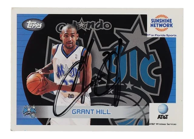 2000 Topps Grant Hill AT&T Sunshine Network #OM1 card image