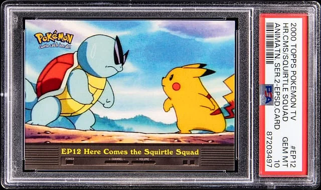 2000 Topps Here Comes the Squirtle Squad Pokemon TV Animation Series 2 Episode Card #EP12 card image