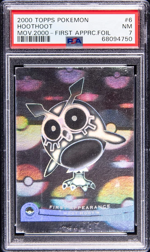 2000 Topps HootHoot Pokemon Movie 2000 First Appearance Foil #6 card image