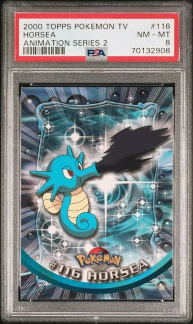 2000 Topps Horsea Pokemon TV Animation Series 2 #116 card image