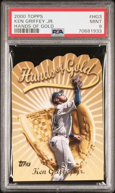2000 Topps Ken Griffey Jr. Hands Of Gold #HG3 card image