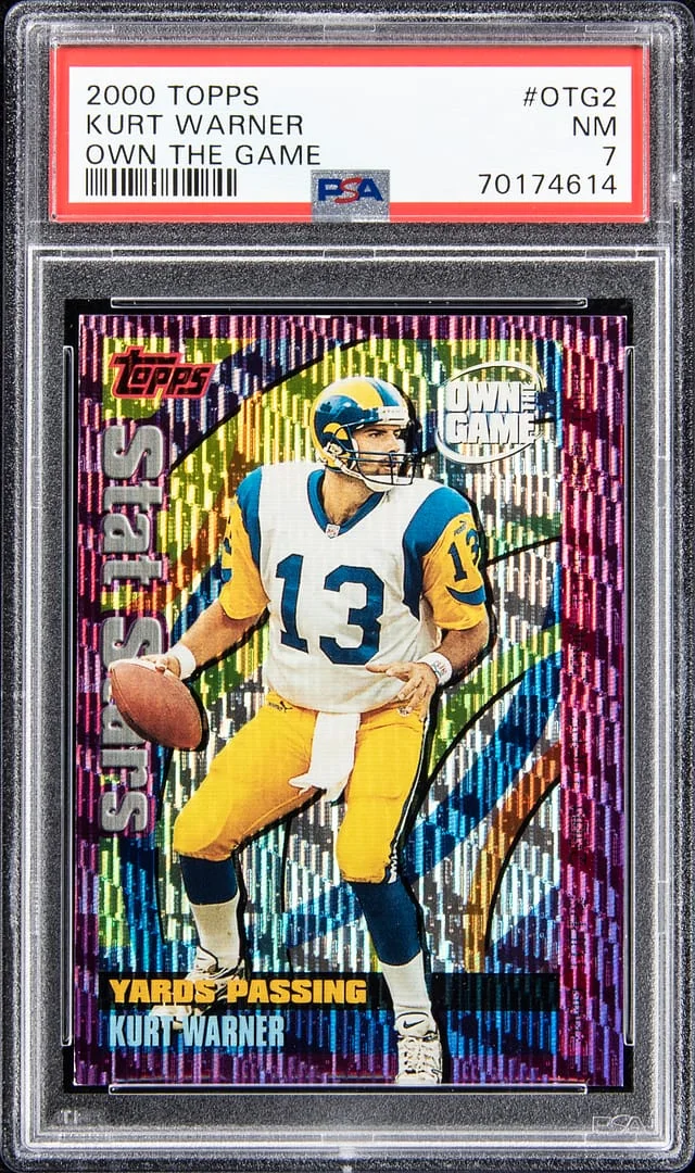 2000 Topps Kurt Warner Own The Game #OTG2 card image