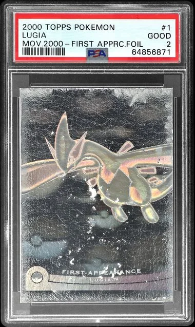 2000 Topps Lugia Pokemon The Movie 2000 First Appearance Foil #1 card image
