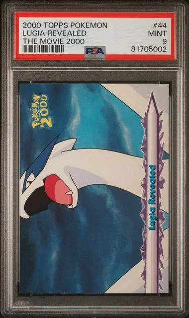 2000 Topps Lugia Revealed Pokemon The Movie 2000 #44 card image