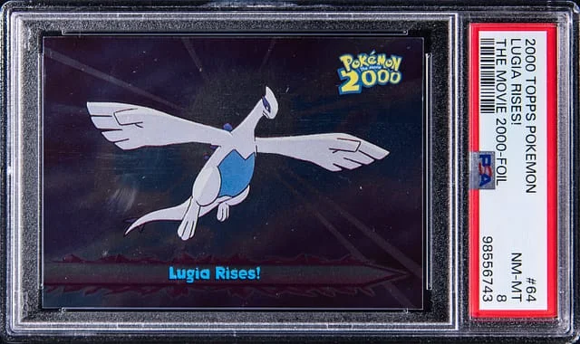 2000 Topps Lugia Rises! Pokemon The Movie 2000 Foil #64 card image