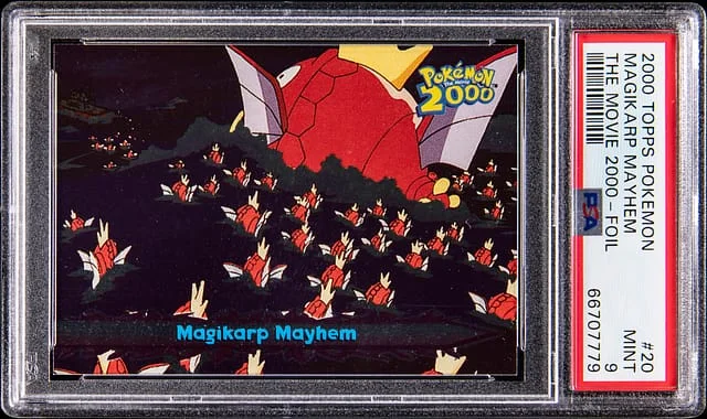 2000 Topps Magikarp Mayhem Pokemon The Movie 2000 Holo #20 card image