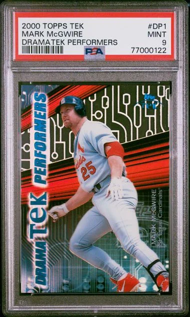 2000 Topps Mark Mcgwire Tek Dramatek Performers #DP1 card image