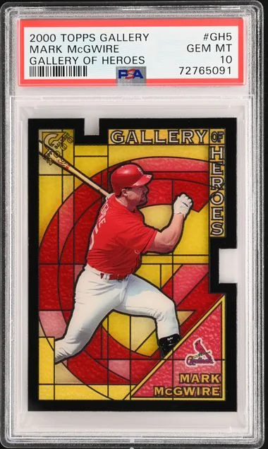 2000 Topps Mark McGwire Gallery Of Heroes #GH5 card image