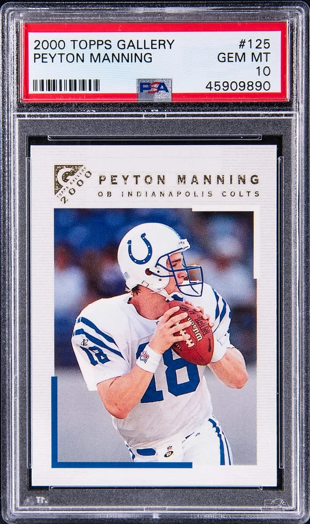2000 Topps Peyton Manning Gallery #125 card image