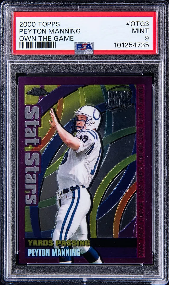 2000 Topps Peyton Manning Own The Game #OTG3 card image