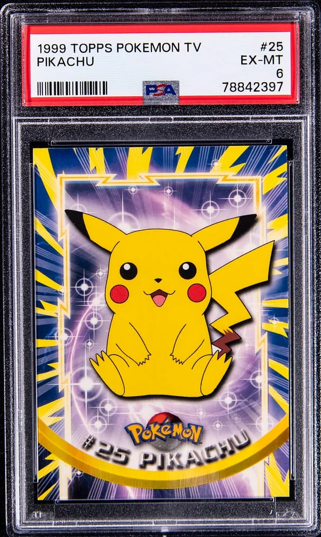 2000 Topps Pikachu Pokemon TV #25 card image