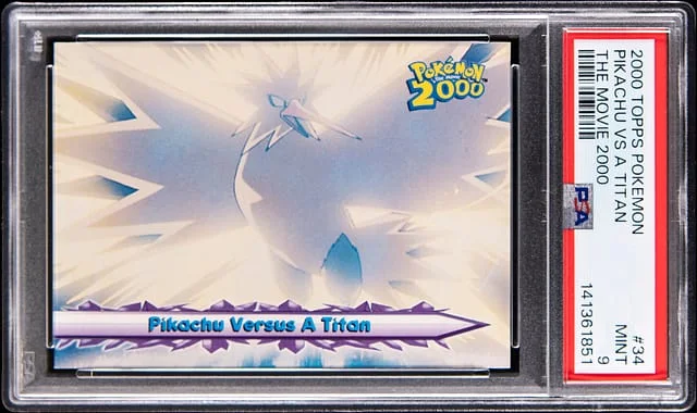 2000 Topps Pikachu vs. A Titan Pokemon The Movie 2000 #34 card image