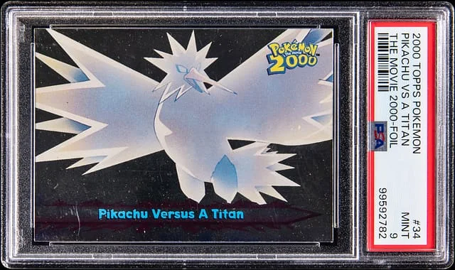 2000 Topps Pikahcu Vs. A Titan Pokemon The Movie 2000 Holo #34 card image