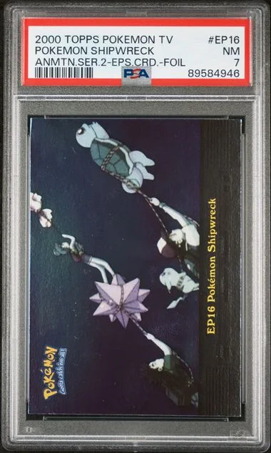 2000 Topps Pokemon Shipwreck Pokemon Tv Animation Series 2 Episode Cards Foil #EP16 card image