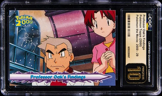 2000 Topps Professor Oak's Findings Pokemon The Movie 2000 #29 card image