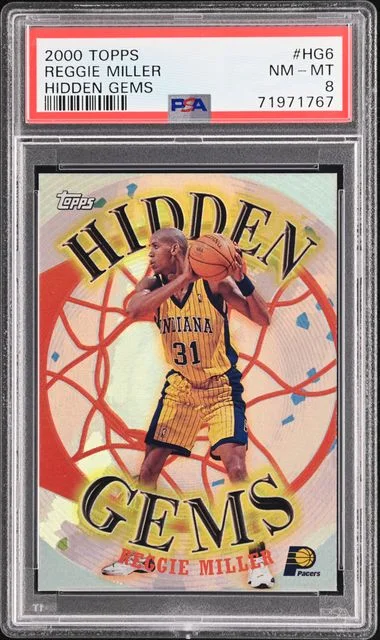 2000 Topps Reggie Miller Hidden Gems #HG6 card image