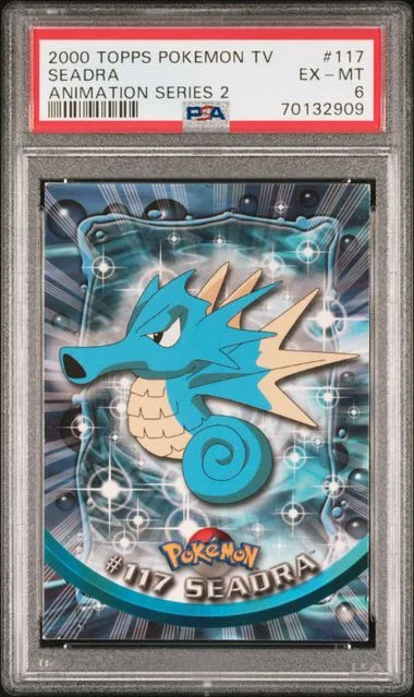 2000 Topps Seadra Pokemon TV Animation Series 2 #117 card image